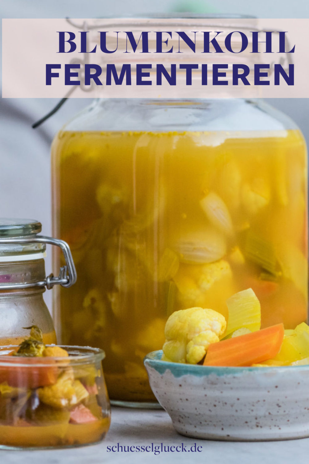 Blumenkohl Curry Pickles – Fermentieren für Anfänger!