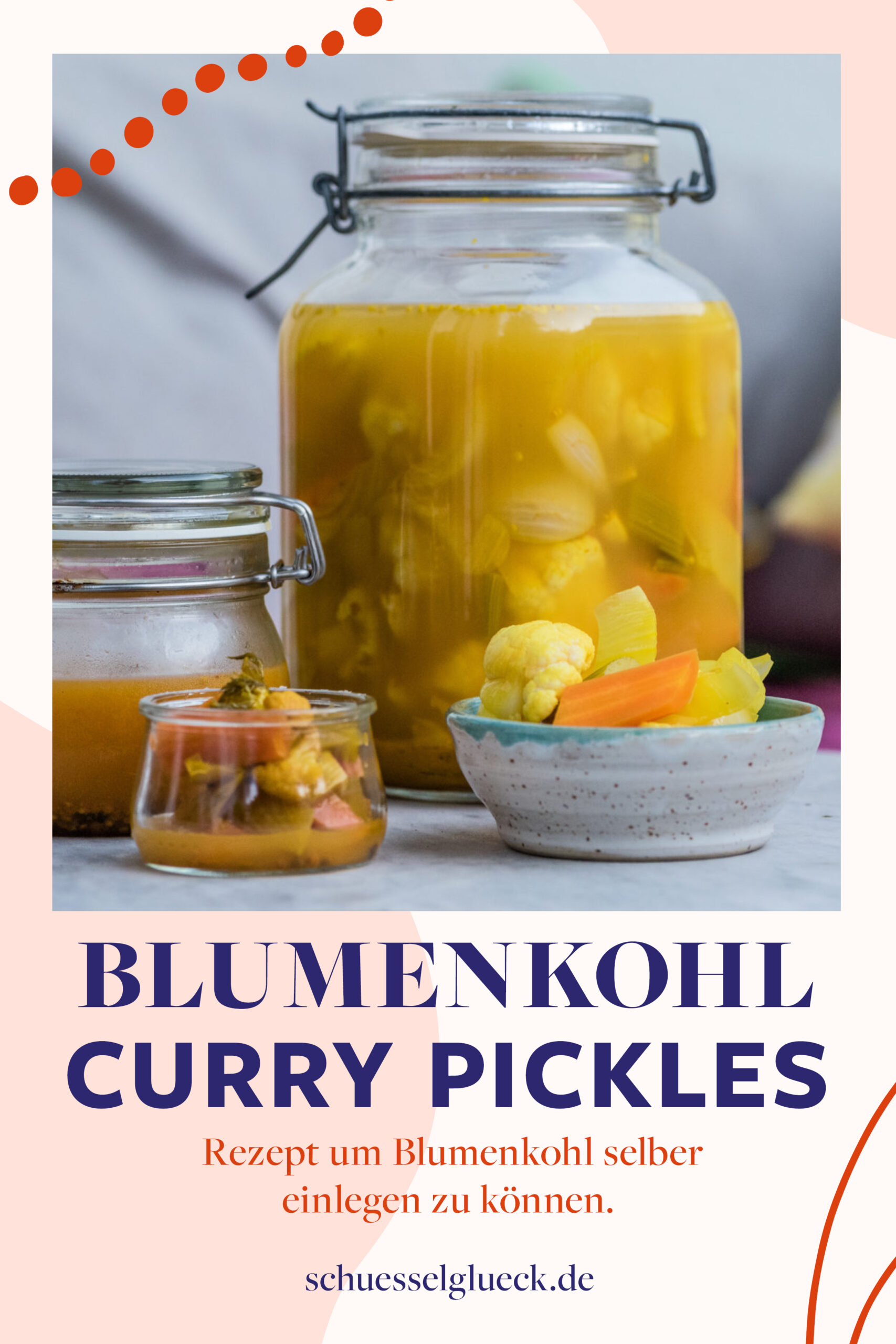 Blumenkohl Curry Pickles – Fermentieren für Anfänger