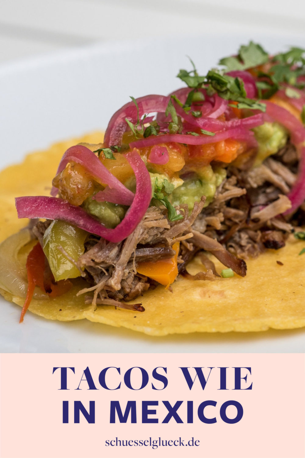 Mexiko kulinarisch: Tacos mit Carnitas aus dem Schnellkochtopf