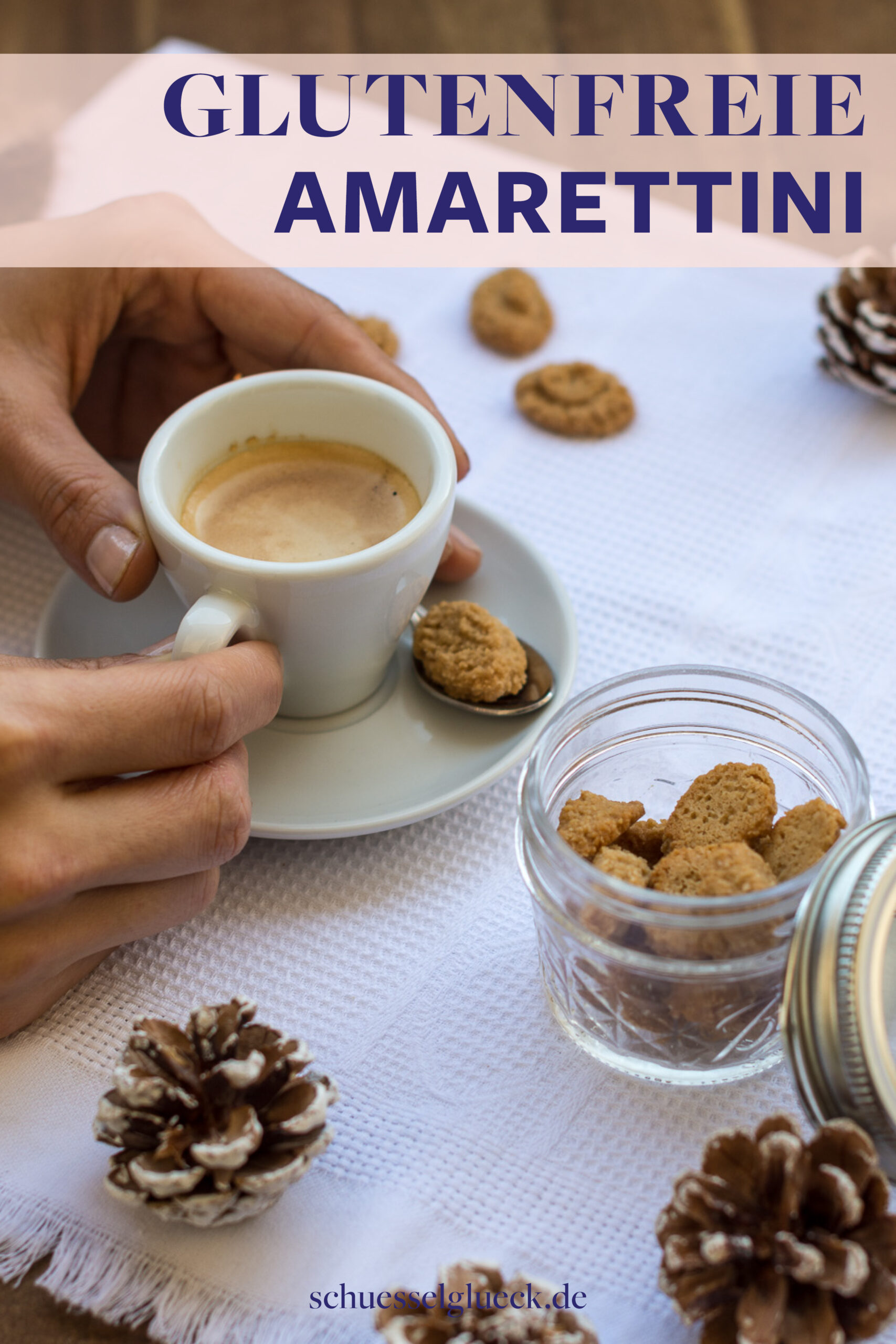 Kaffeegebäck auf Italienisch: Herrlich saftige, gesunde Amarettini in Windeseile selber machen