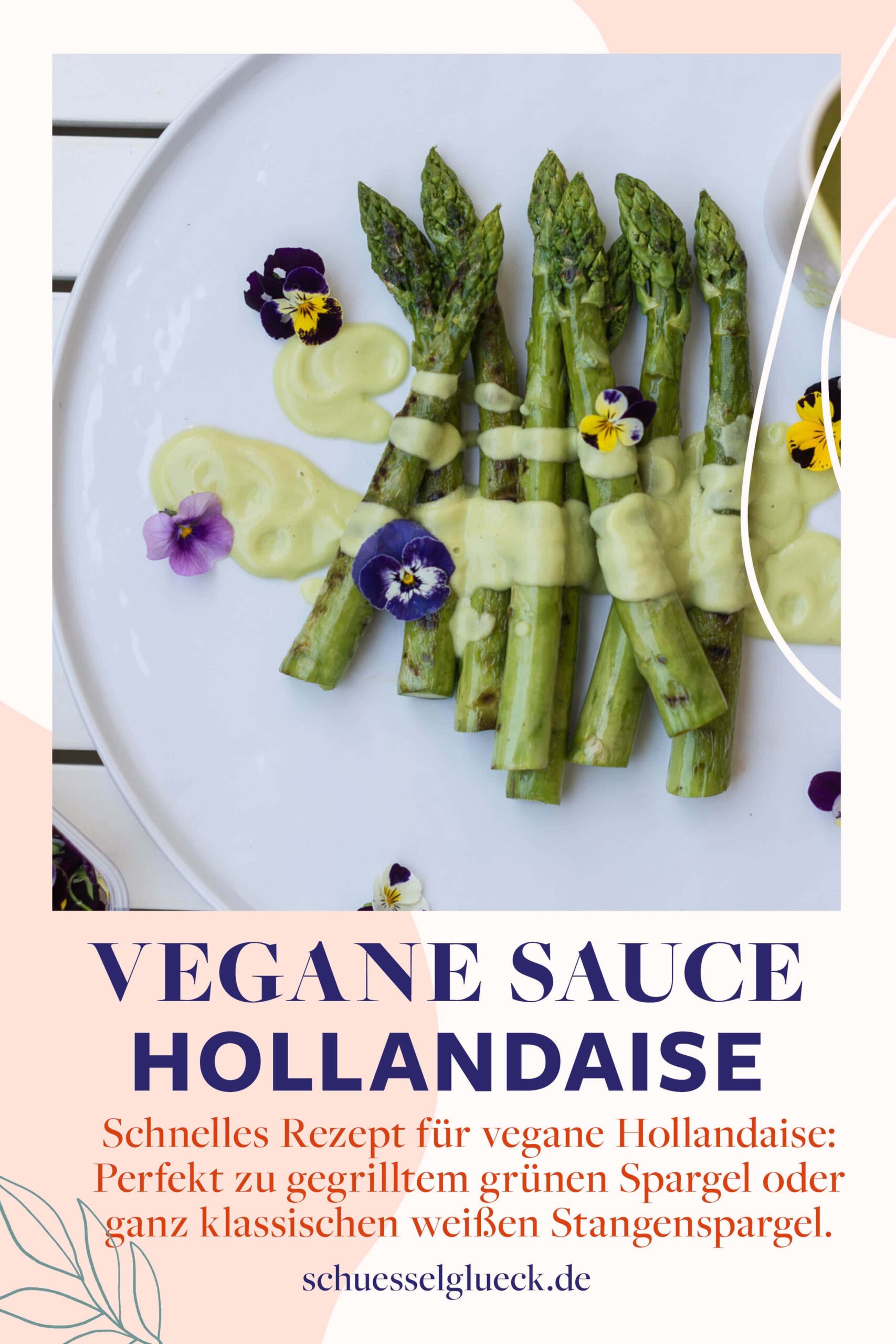 Blitzschnelle, vegane Avocado Hollandaise – die perfekte Ergänzung zum Spargel