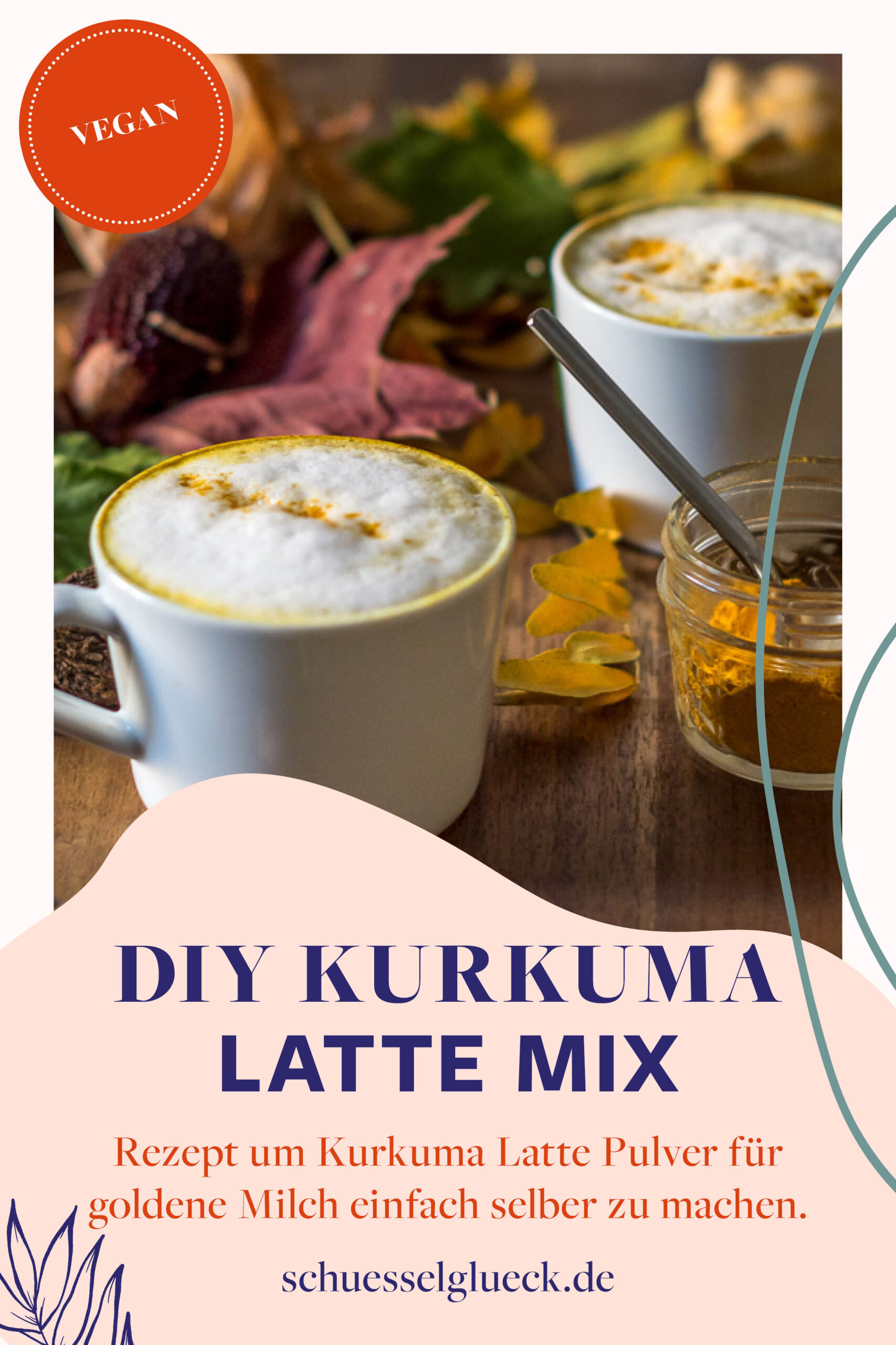 DIY Kurkuma Latte Mix – Goldene Milch im Handumdrehen zaubern