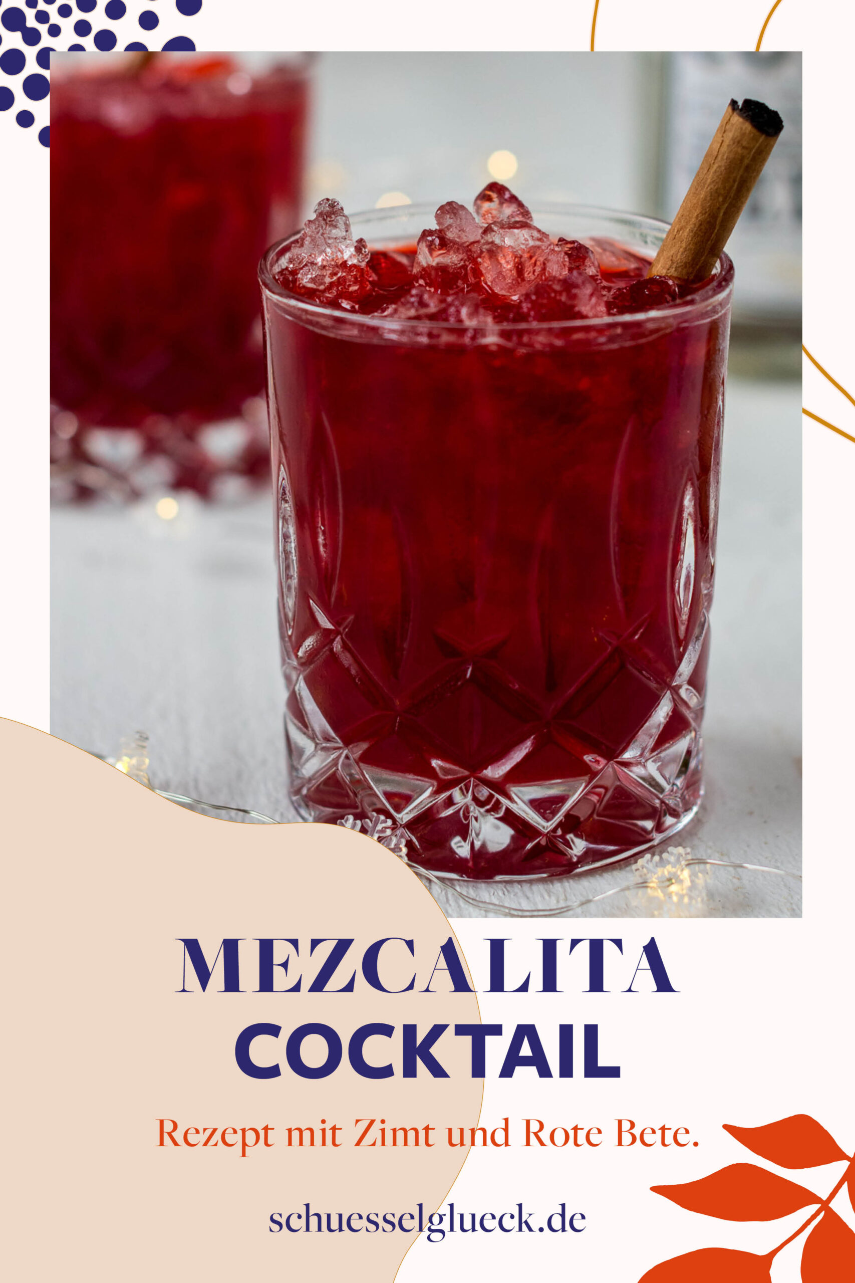 Rote Bete Mezcalita mit Zimt – der perfekte Feiertags-Cocktail