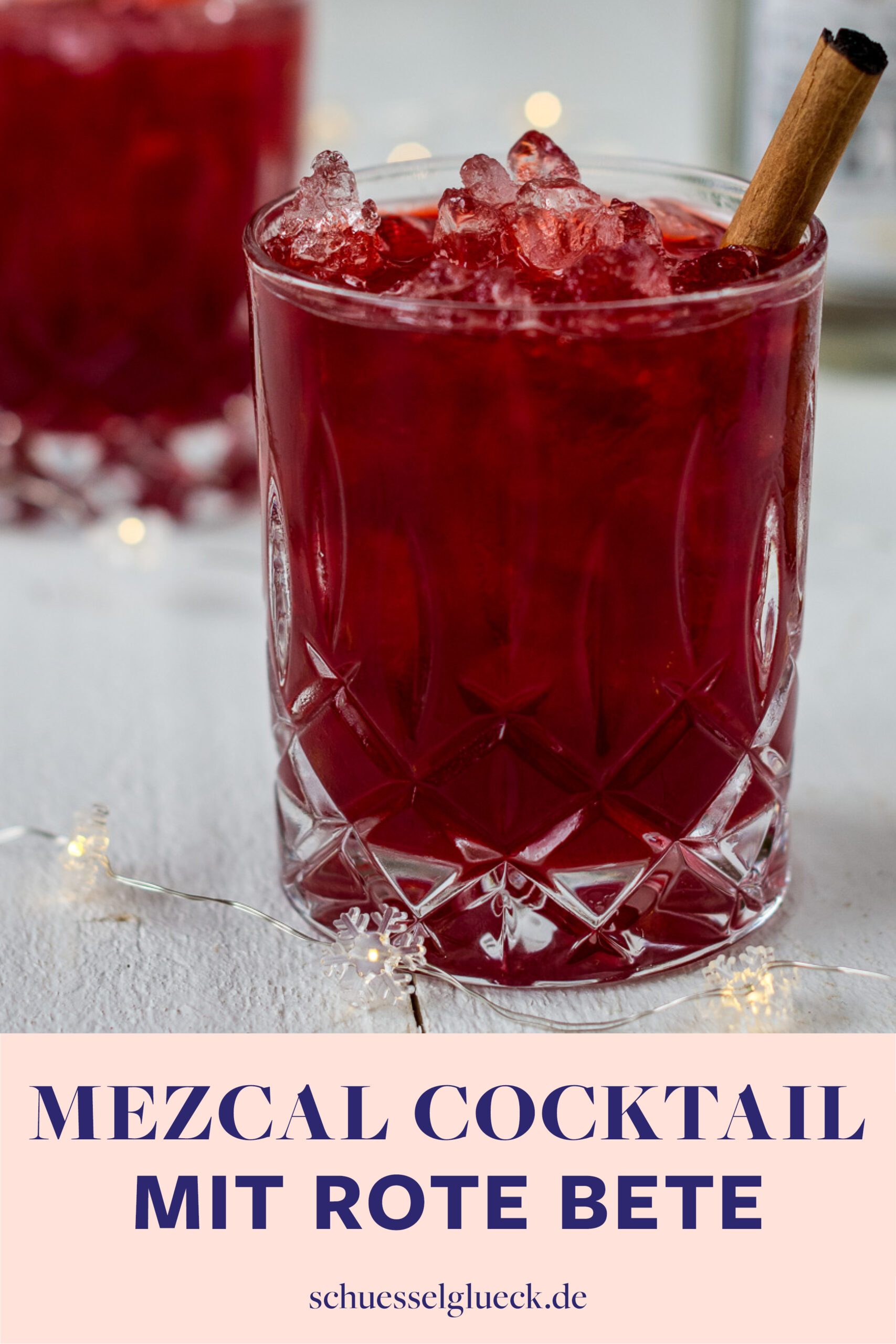 Rote Bete Mezcalita mit Zimt – der perfekte Feiertags-Cocktail