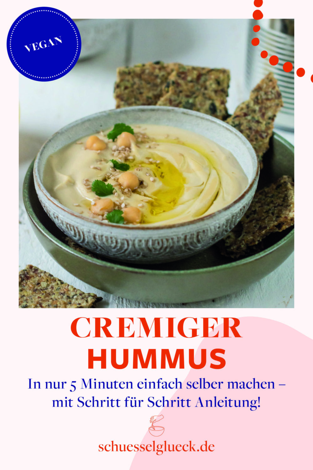 Wie du perfekten Hummus in fünf Minuten selber machst