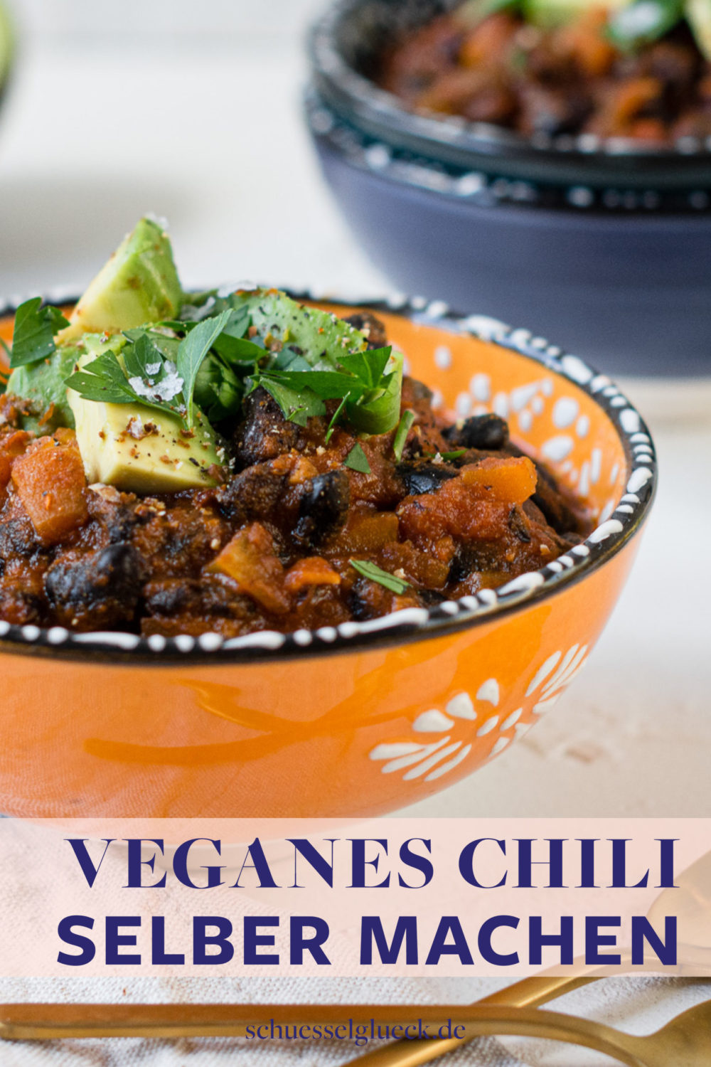 Heizt ein: Veganes Chili sin Carne mit Gemüse und schwarzen Bohnen