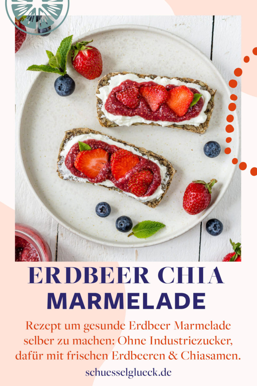 Erdbeer-Chia-Marmelade ohne Zucker in 5 Minuten selber machen