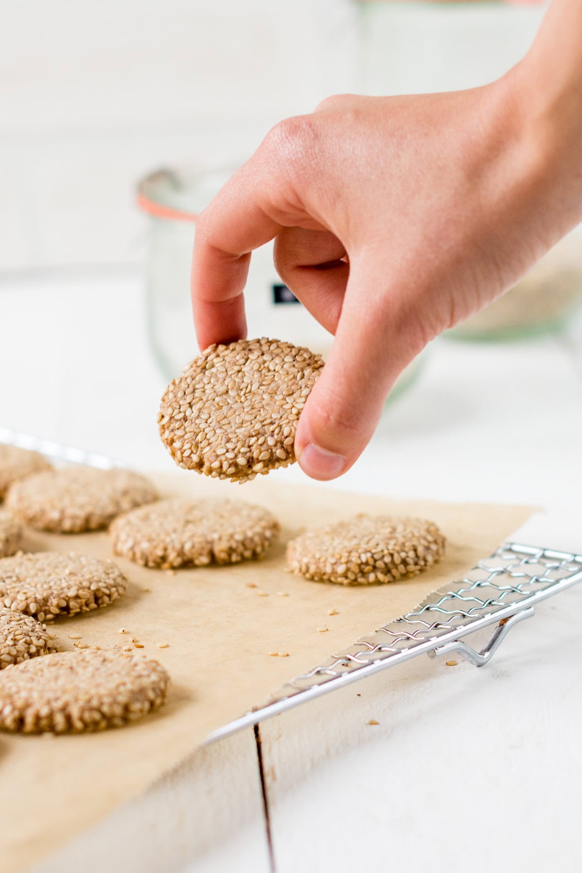 Vegane Mandelkekse Mit Tahini Rezept Ohne Mehl Und Zucker