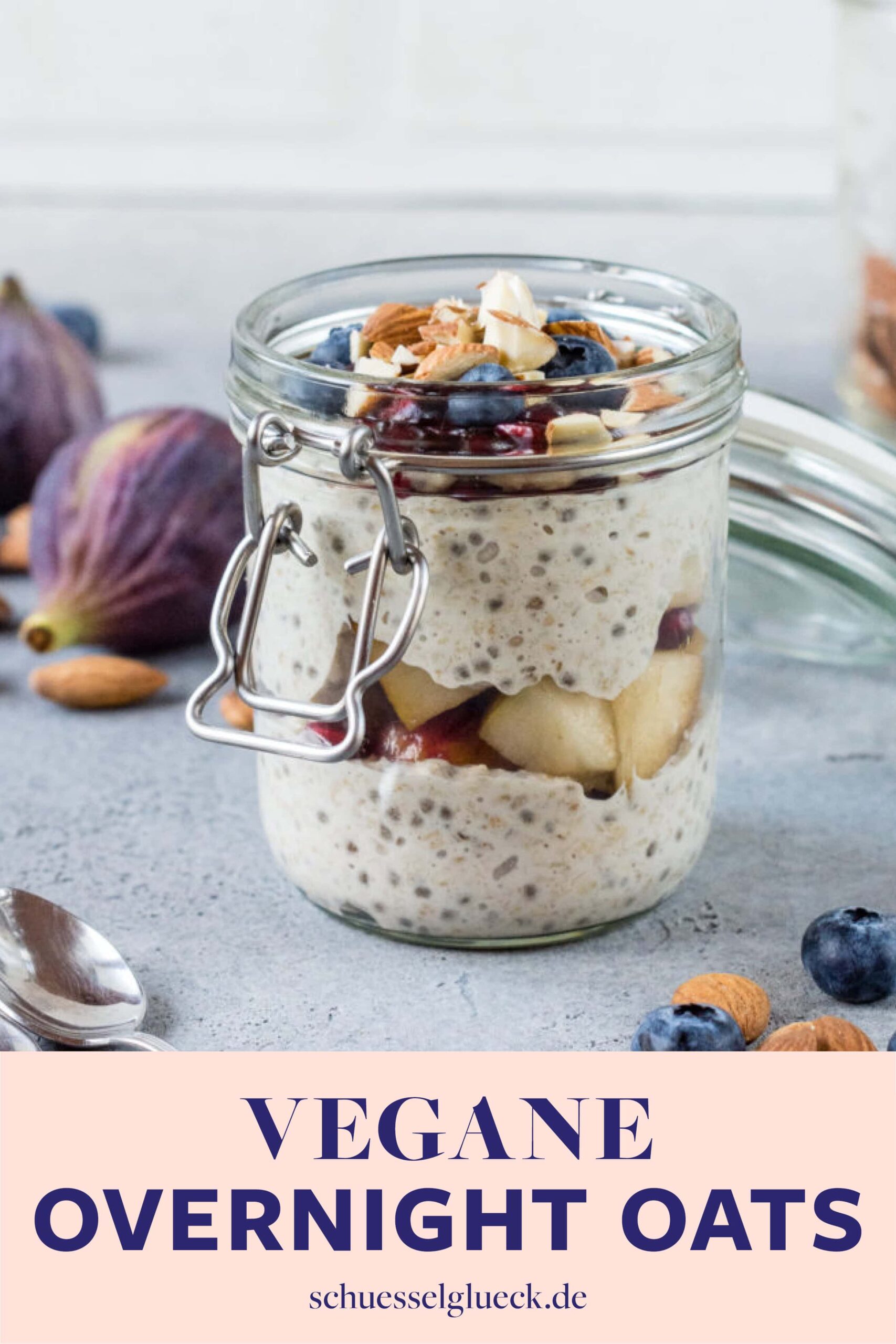 Vegane Overnight Oats zum Verlieben – mit Abwandlungstipps